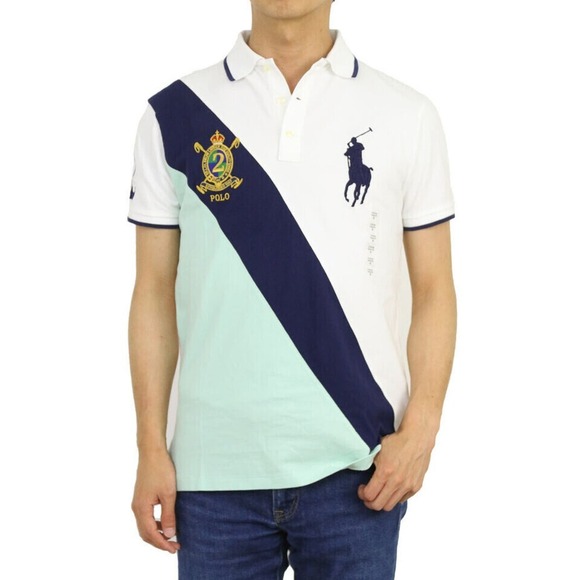Polo Ralph Lauren Other - Polo Ralph Lauren Big Pony Custom Slim Fit Short Sleeve Polo Shirt Emblem Crest